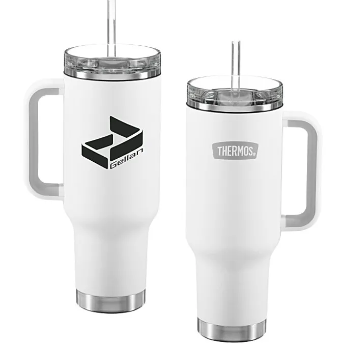 Thermos Vacuum Mug with Straw - 40 oz.
