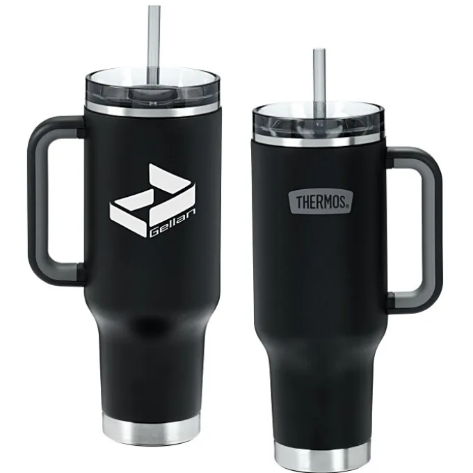 Thermos Vacuum Mug with Straw - 40 oz.