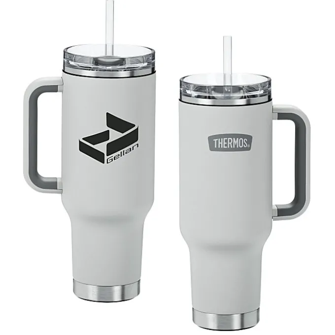 Thermos Vacuum Mug with Straw - 40 oz.