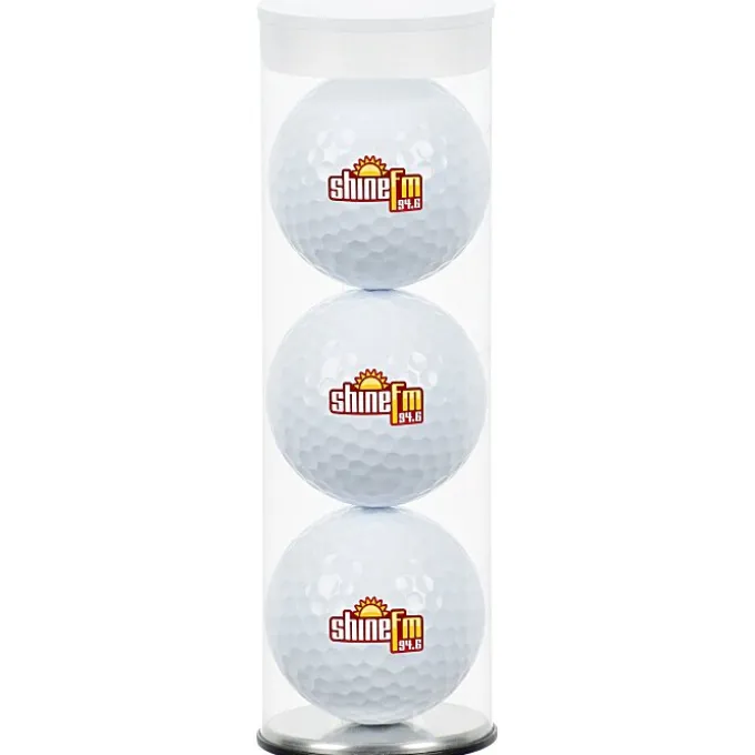 Three Ball Golf Tube