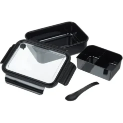 Three Compartment Food Storage Bento Box - 24 hr