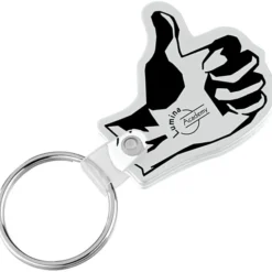 Thumbs Up Soft Keychain - Opaque