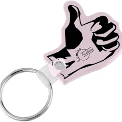 Thumbs Up Soft Keychain - Opaque
