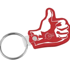 Thumbs Up Soft Keychain - Translucent