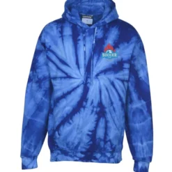 Tie-Dye Hoodie - Embroidered