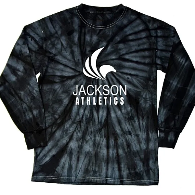 Tie-Dye Long Sleeve T-Shirt - Tonal Spider - Screen
