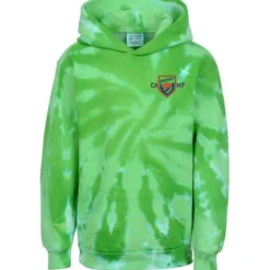 Tie-Dye Swirl Hoodie - Youth - Embroidered