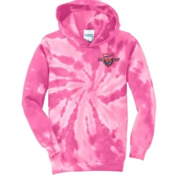 Tie-Dye Swirl Hoodie - Youth - Embroidered