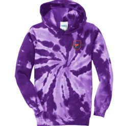 Tie-Dye Swirl Hoodie - Youth - Embroidered