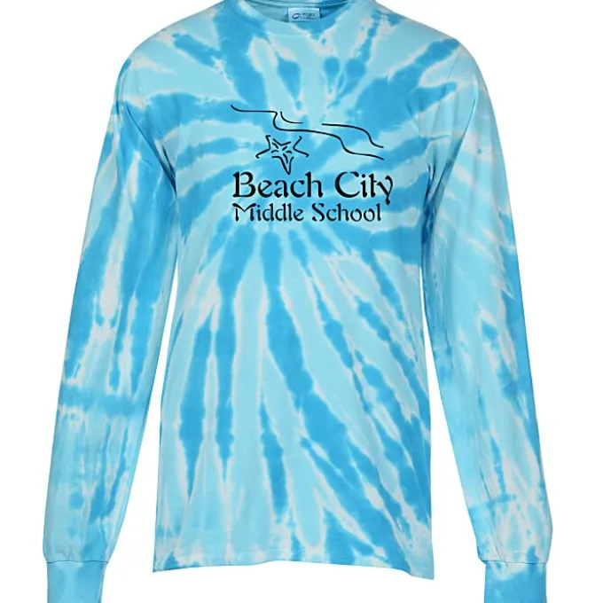 Tie-Dye Swirl Long Sleeve T-Shirt