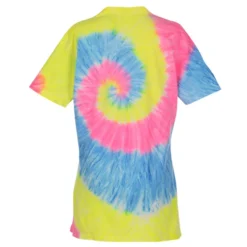 Tie-Dye Swirl V-Neck T-Shirt - Ladies'