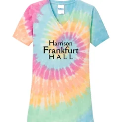 Tie-Dye Swirl V-Neck T-Shirt - Ladies'