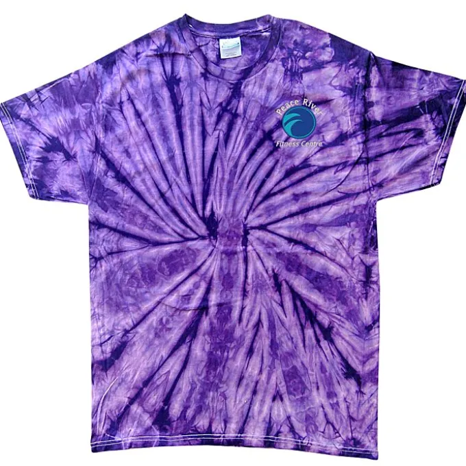 Tie-Dye T-Shirt - Tonal Spider - Embroidered