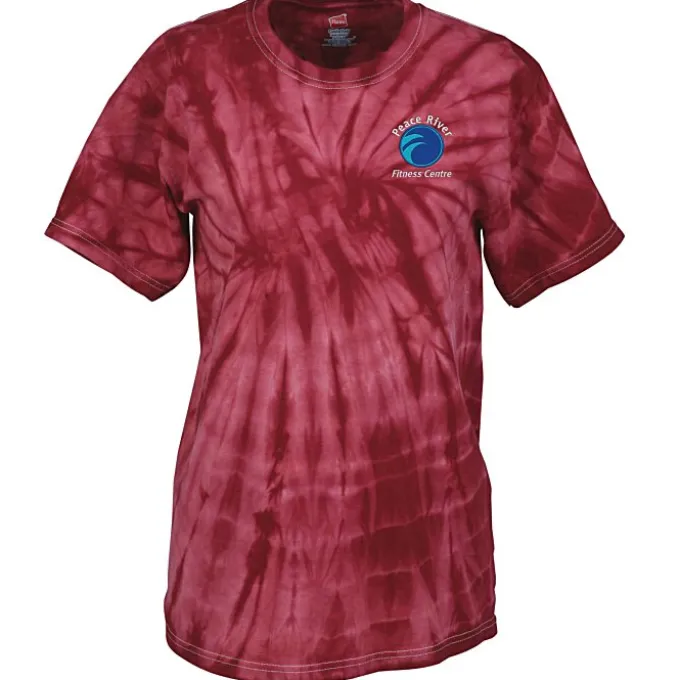 Tie-Dye T-Shirt - Tonal Spider - Embroidered