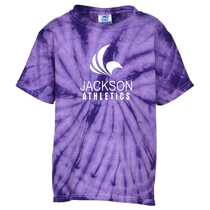 Tie-Dye T-Shirt - Tonal Spider - Youth - Screen