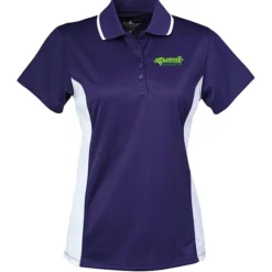 Tipped Colorblock Wicking Polo - Ladies' - Embroidered