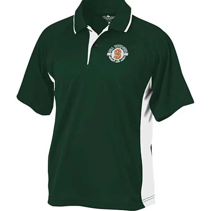 Tipped Colorblock Wicking Polo - Men's - Full Color