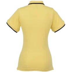 Tipped Combed Cotton Pique Polo - Ladies'