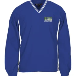 Tipped V-Neck Raglan Sport Windshirt