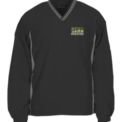 Tipped V-Neck Raglan Sport Windshirt