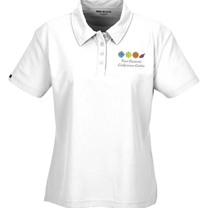 Titan Poly Waffle Performance Polo - Ladies'