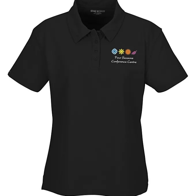 Titan Poly Waffle Performance Polo - Ladies'
