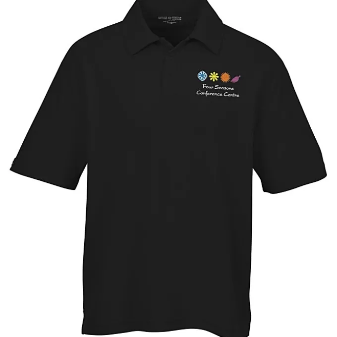 Titan Poly Waffle Performance Polo - Men's
