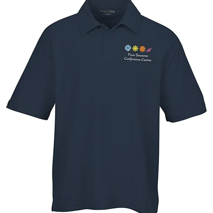 Titan Poly Waffle Performance Polo - Men's