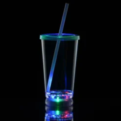 To-Go Light-Up Tumbler with Straw - 16 oz. - Multicolor