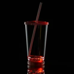 To-Go Light-Up Tumbler with Straw - 16 oz. - Multicolor