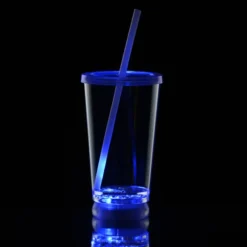 To-Go Light-Up Tumbler with Straw - 16 oz. - Multicolor