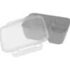 To Go Oval Zipper Lunch Set