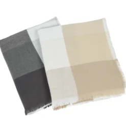 Tonal Soft Woven Throw Blanket