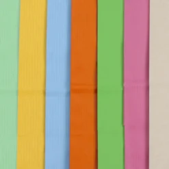 Tonal Striped Matte Paper Bag - 10 1/2 inches x 8 inches
