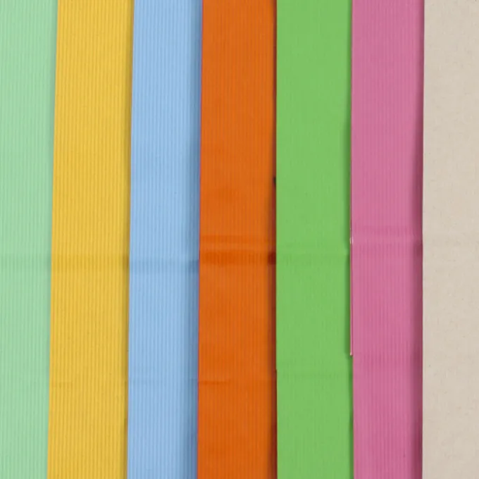 Tonal Striped Matte Paper Bag - 10 1/2 inches x 8 inches