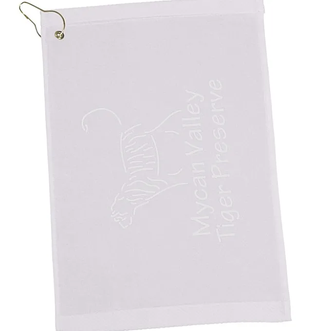 Tone on Tone Golf Towel - 12 inches x 17 inches