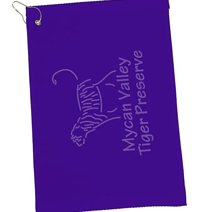 Tone on Tone Golf Towel - 12 inches x 17 inches