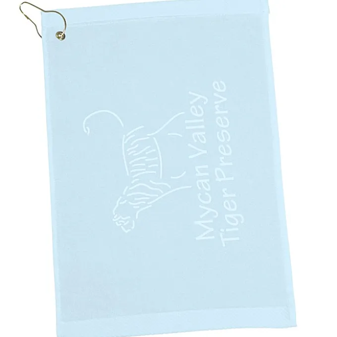Tone on Tone Golf Towel - 12 inches x 17 inches