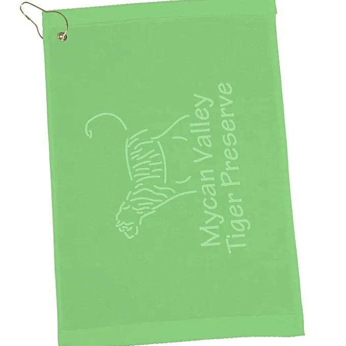 Tone on Tone Golf Towel - 12 inches x 17 inches