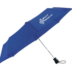 totes Three Section Auto Open Umbrella - 42-inch Arc - 24 hr