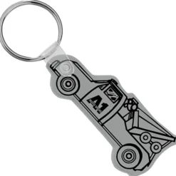 Tow Truck Soft Keychain - Opaque