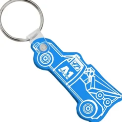 Tow Truck Soft Keychain - Translucent