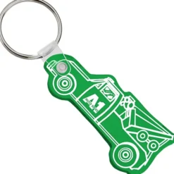 Tow Truck Soft Keychain - Translucent