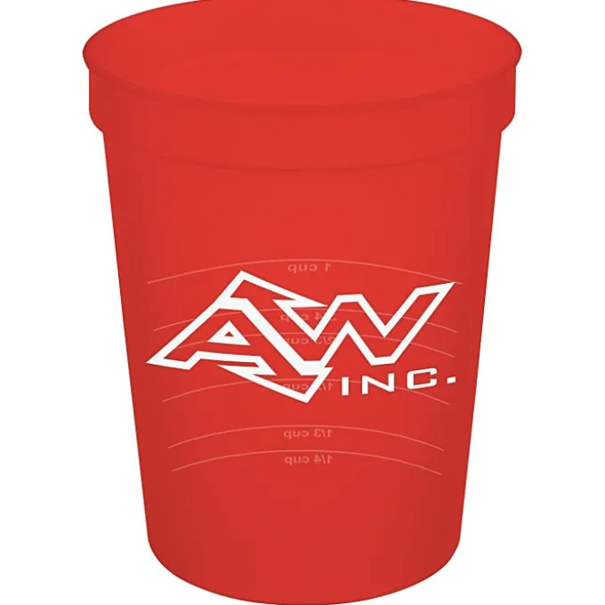 Translucent Stadium Cup with Measurements - 16 oz