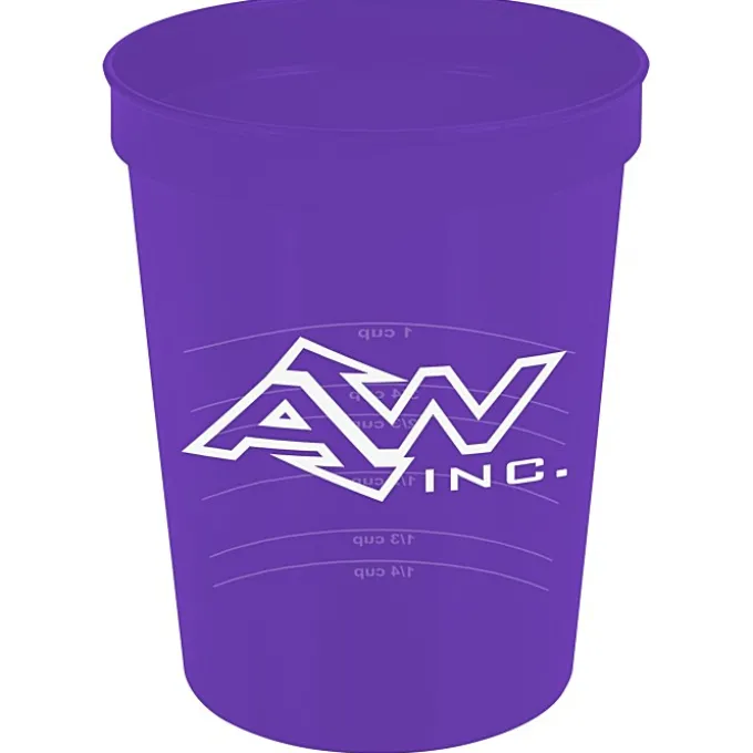 Translucent Stadium Cup with Measurements - 16 oz