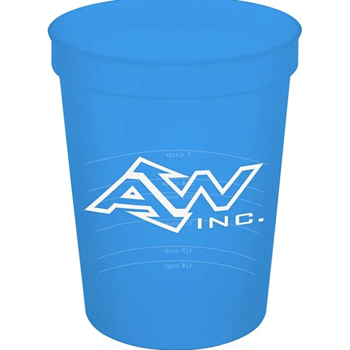 Translucent Stadium Cup with Measurements - 16 oz
