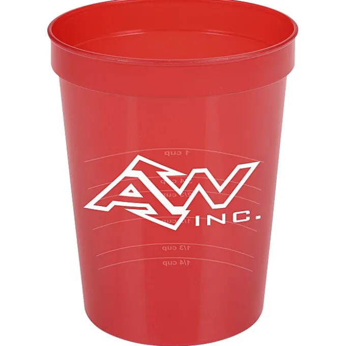 Translucent Stadium Cup with Measurements - 16 oz
