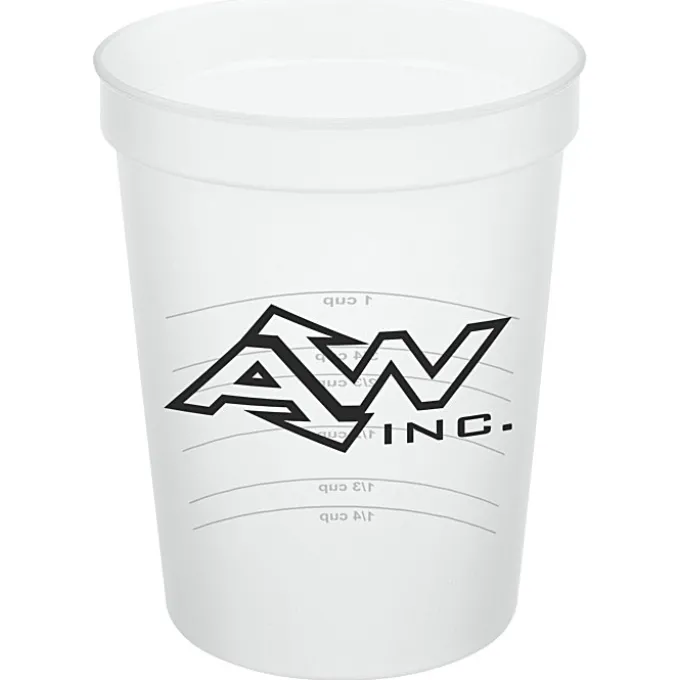 Translucent Stadium Cup with Measurements - 16 oz