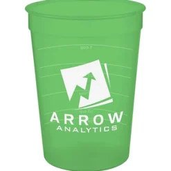 Translucent Stadium Cup with Measurements - 12 oz