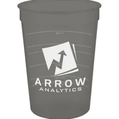 Translucent Stadium Cup with Measurements - 12 oz